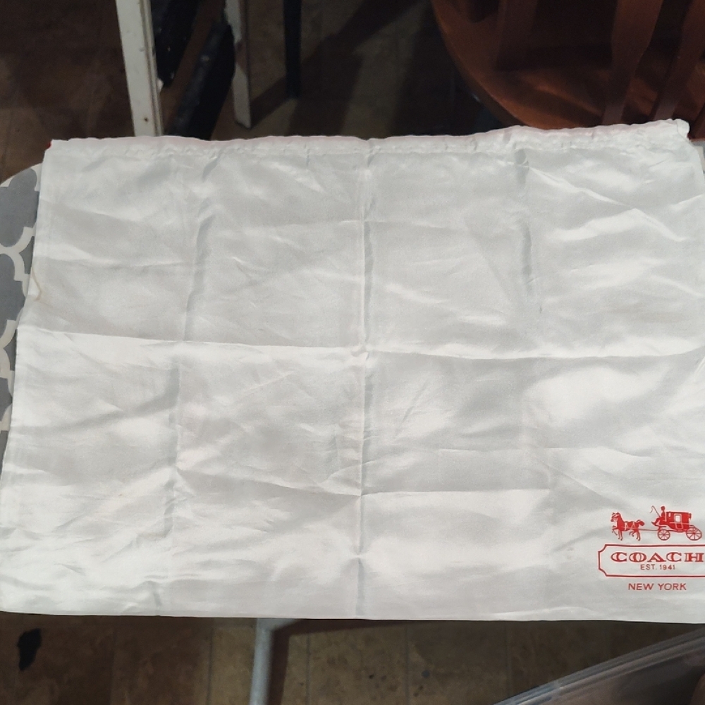 4 Coach White Dust Bags